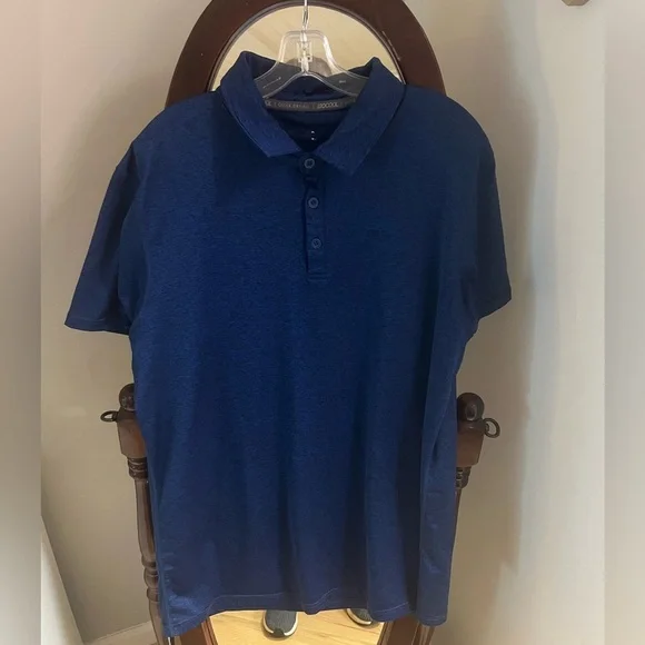 Mountain Warehouse ISOCOOL men’s blue polo - Picture 2 of 4